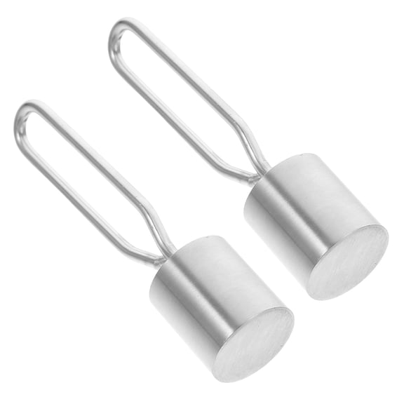 OUNONA 2Pcs Heavy Duty Stainless Steel Grill Rotisserie Counterweight for Even Cooking