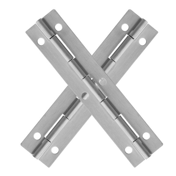 OUNONA Continuous Piano Hinges Stainless Steel Boxes 2Pcs