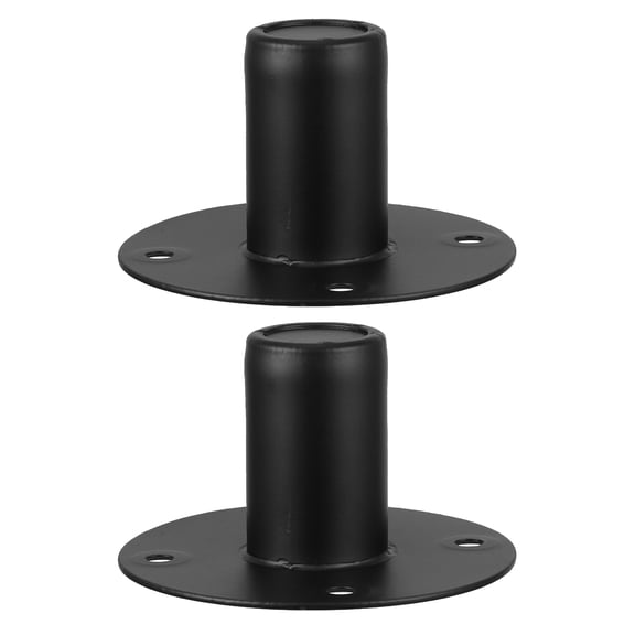 OUNONA 2Pcs Metal Speaker Stand Mount Bracket with Adjustable Angle for Audio Equipment