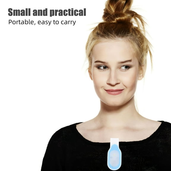 OUNONA Clip Glow Nurse Light LED Flashlight Green Silicone 2Pcs