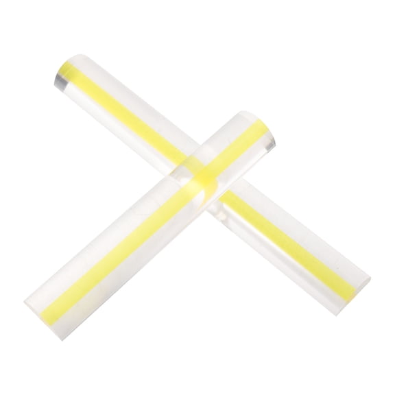 OUNONA 2Pcs Lightweight Acrylic Reading Magnifier Ruler with Dual Guide Line for Accurate Text Tracking