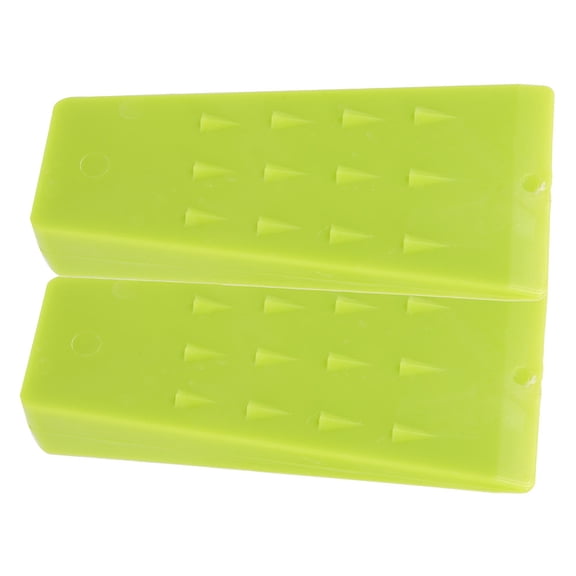 OUNONA 2Pcs Lightweight Plastic Logging Wedges Green Durable Tree Cutting Tool for Forestry Use