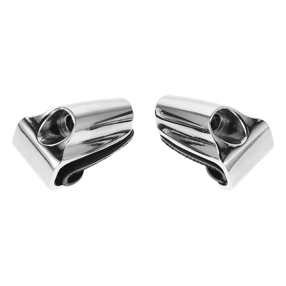 OUNONA 2Pcs Drum Set Bass Drum Hooks Metal Replacement with Rubber Pads for Secure Mounting