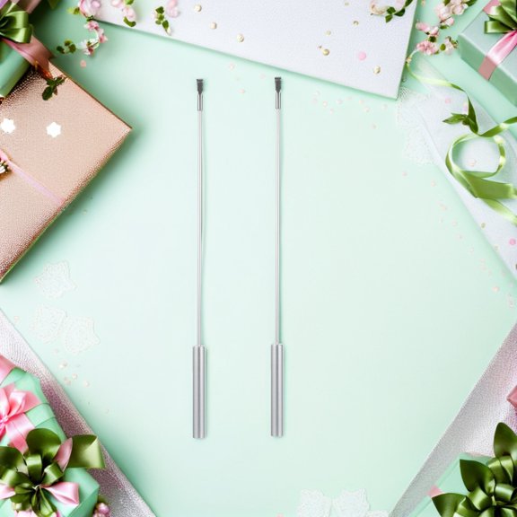 OUNONA 2Pcs Metal Cylinder Pendulum for Wall Clock Replacement Part with Unique Design for Home Decoration