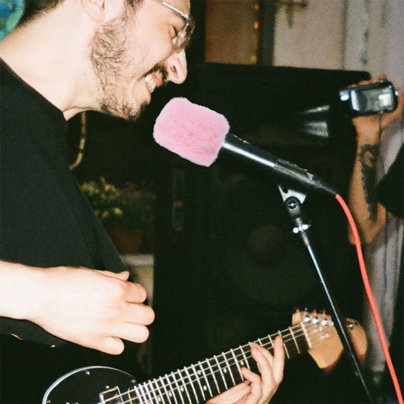 OUNONA 2-Pack Artificial Wool Mic Protector Covers for Microphones, Female Accessories