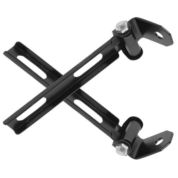 OUNONA 2Pcs Universal Motorcycle Seat Brackets Black Weather Resistant Mounting Components
