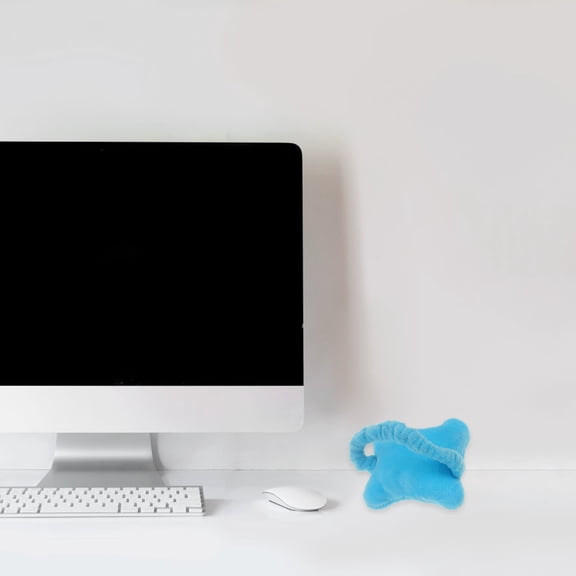 OUNONA 2Pcs Moveable Mouse Wrist Guards with Soft Crystal Wool Fabric and Elastic Band for Home Use