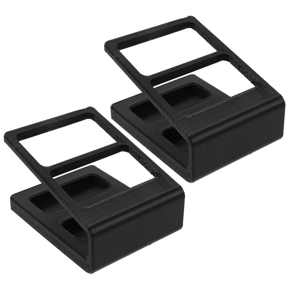 OUNONA 2Pcs Multi Compartment Desktop Remote Holder for TV and Ac Remotes with Minimalist Design