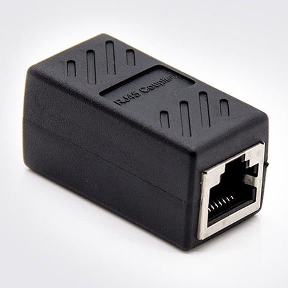 OUNONA 2Pcs Practical Rj45 Female to Female Coupler for Ethernet Cable Network