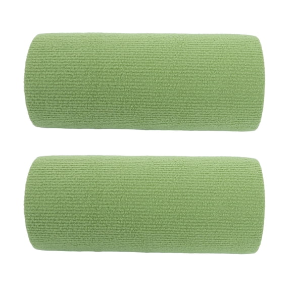 OUNONA 2-Pack No-Drill Wall Mounted Cat Scratching Poles in Green, Space-Saving for Cats