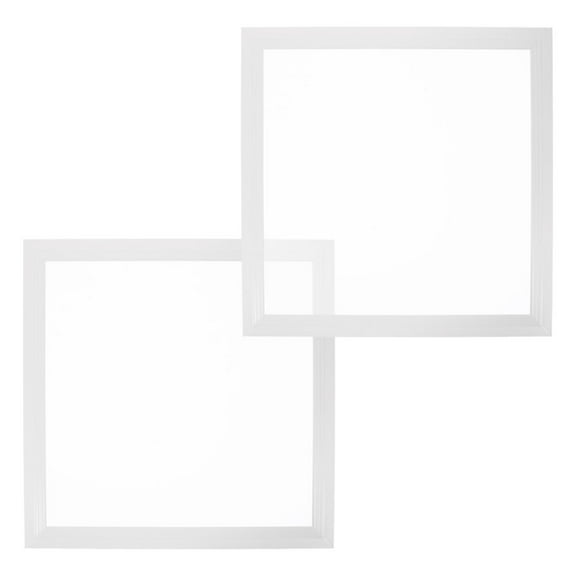 OUNONA Light Diffuser Sheet Ceiling Light Cover White Acrylic 2Pcs for Homeowners