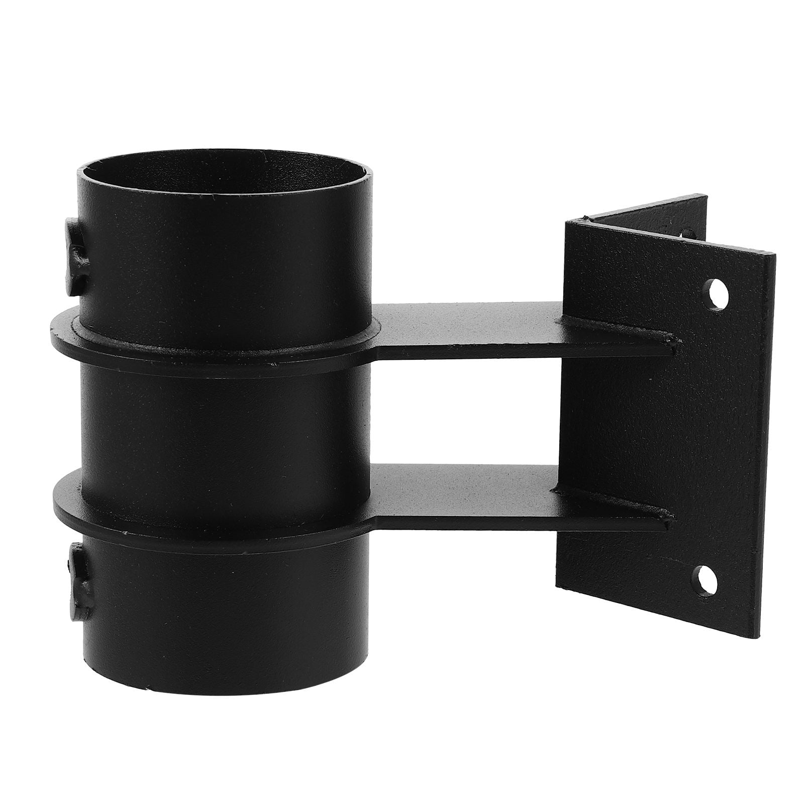 OUNONA 2-Pack Black Patio Umbrella Stand Brackets Weather Resistant for Garden Yard Deck Outdoor Use