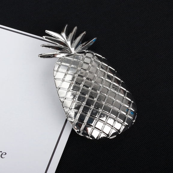 OUNONA 2Pcs Pineapple Hair Clips Alloy Barrettes Assorted Color Hair Accessories for Decoration