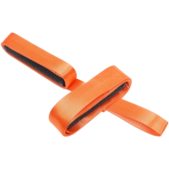 OUNONA 2Pcs Orange Nylon Heavy Duty Deer Dragging Rope for Outdoor Hunting Use