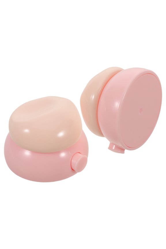 2Pcs Travel Size Lipstick Storage Case Compact Leakproof Makeup Organizer