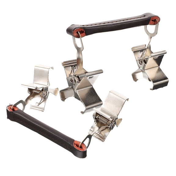 OUNONA 2Pcs Metal Oil Painting Frame Separating Clips for Wet Canvas Carrier and Sketching