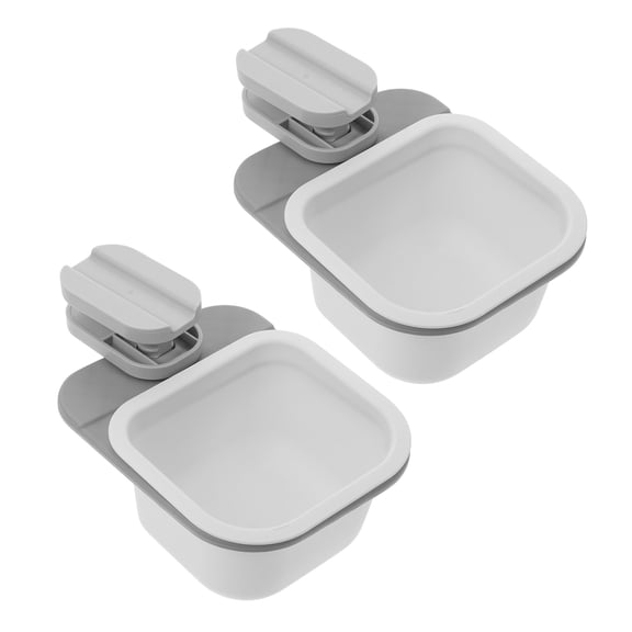 OUNONA 2Pcs Plastic Desktop Garbage Bin with Rotatable Design for Easy Access and Space Saving