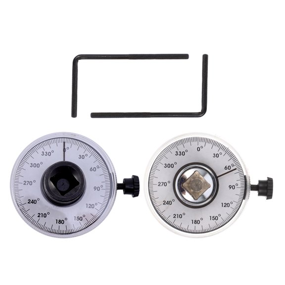 OUNONA 2Pcs Precision Digital Torque Angle Gauge Wrench with Clear Display and Versatile Applications