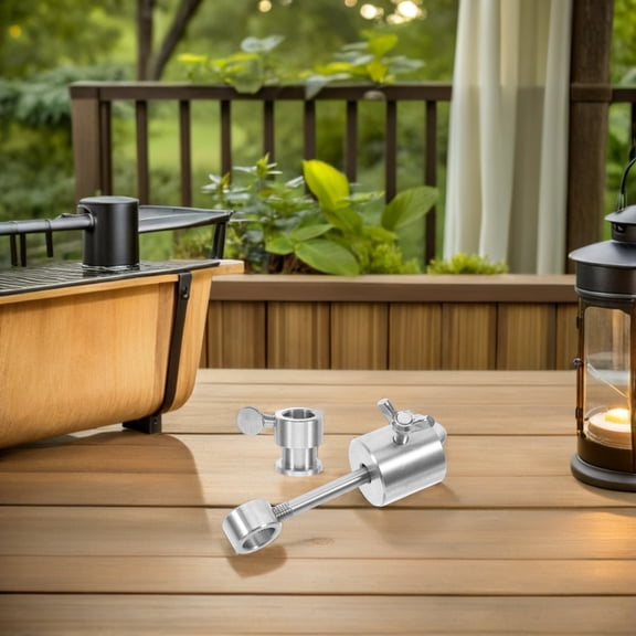 OUNONA 2Pcs Precision Engineered Stainless Steel Bbq Rotisserie Weight Block for Grill Stability