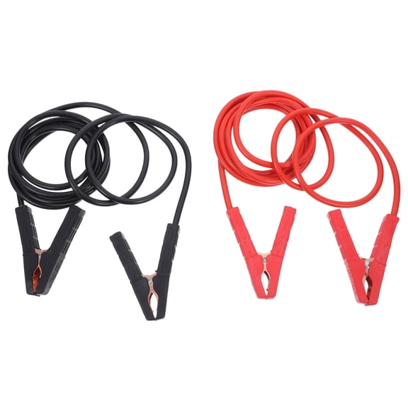 OUNONA 2Pcs Quick Connect Jumper Cables for Car Portable Heavy Duty Emergency Power Multifunction