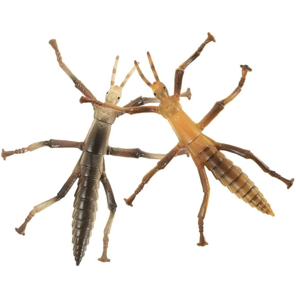 OUNONA 2pcs Realistic Stick Insect Models Educational Decor for Insect Learning and Celebrations