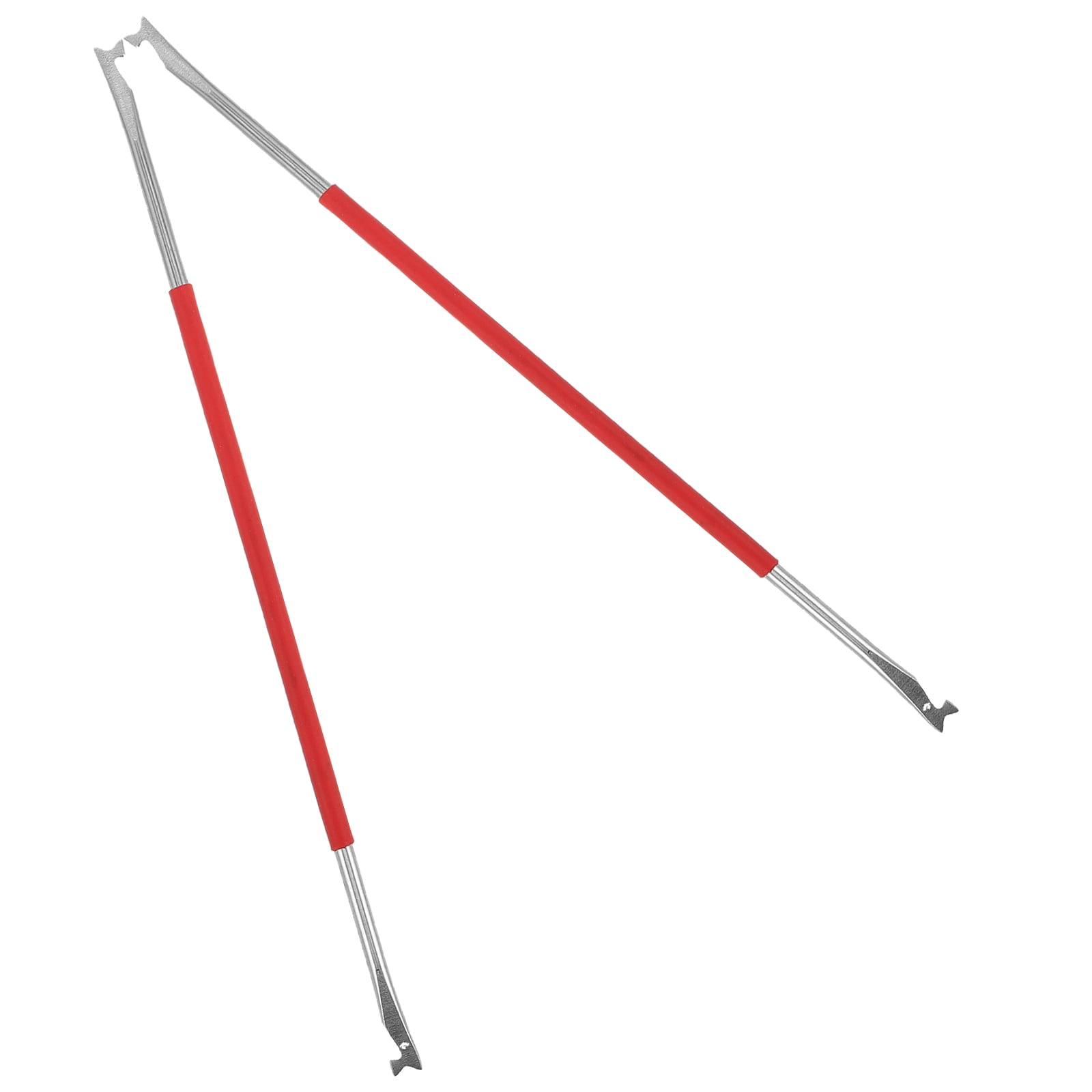 OUNONA Red Metal & Plastic Wind Instrument Repair Kit with Double-Headed Tools, 2-Piece Set for Convenient Maintenance & Fixing