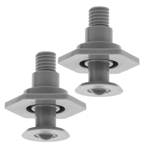 OUNONA 2Pcs Replacement Cooler Drain Plug Caps in Grey Plastic Leakproof Seal for Cold Storage Accessories