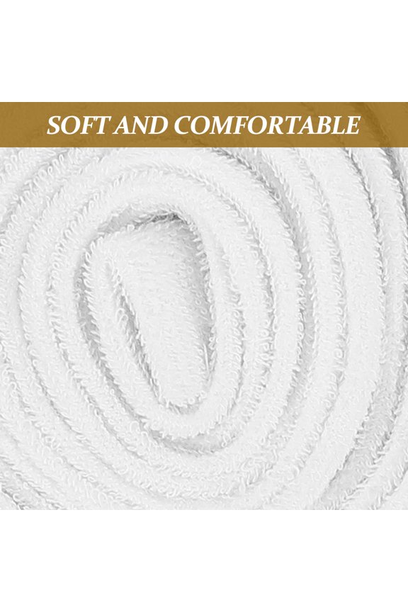 2Pcs Replacement White Bathrobe Belt Soft Robe Strap for Waist Decoration