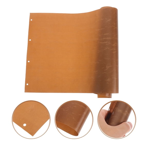 OUNONA 2-Pack Reusable Brown Pizza Peel Cloth Nonstick High Baking Transfer Mat for Easy Sliding