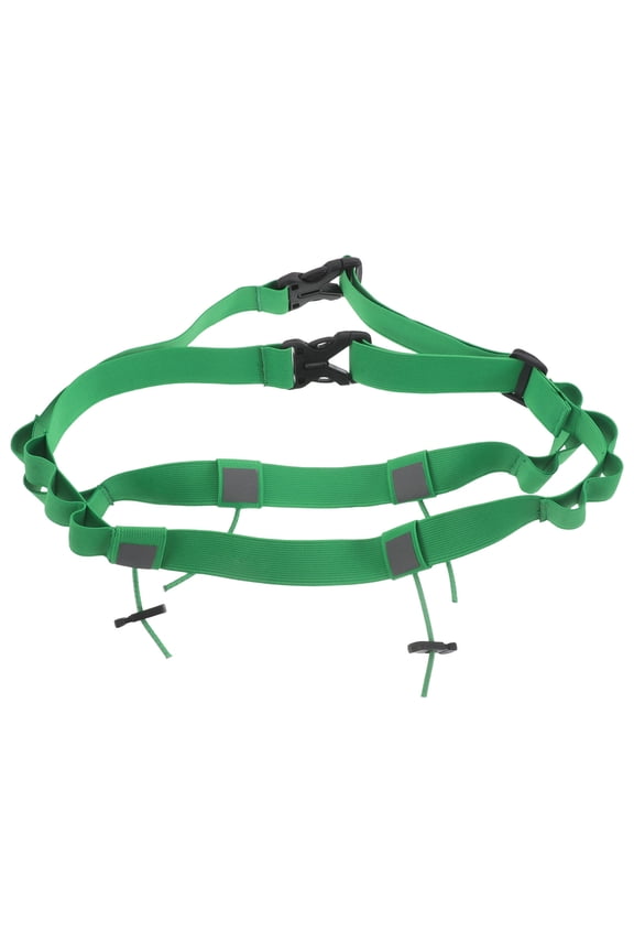 2Pcs Reusable Race Day Number Belt with Quick Adjustment and Storage for Runners