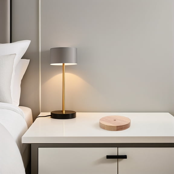 OUNONA 2Pcs Rustic Wooden Lamp Base with Universal Socket for DIY Lighting Projects Light Yellow