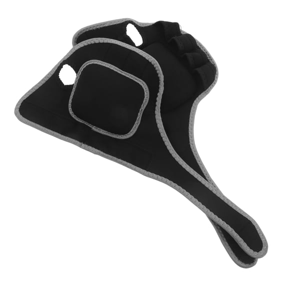 OUNONA 2Pcs Sand Filled Weighted Gloves for Strength Training and Boxing Shadow Workouts Black
