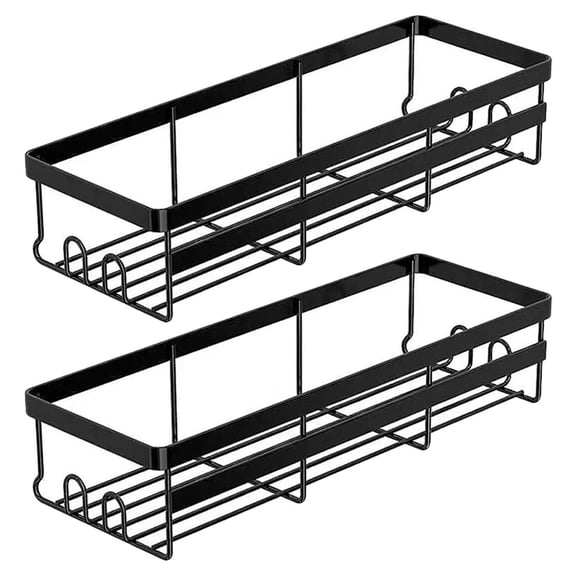 OUNONA 2- Mounted Shower Bottle Holders, Bathroom Storage Organizer for Home, Shower Accessories