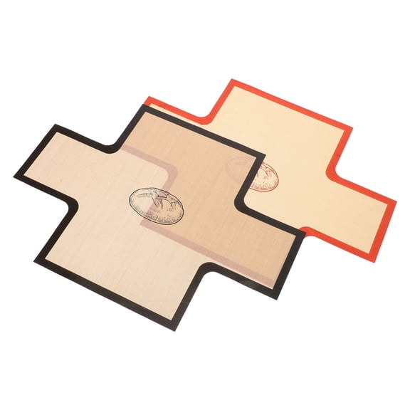 OUNONA 2Pcs Reusable Silicone Baking Mats for Dutch Oven Non Slip Bread and Pastry Liner