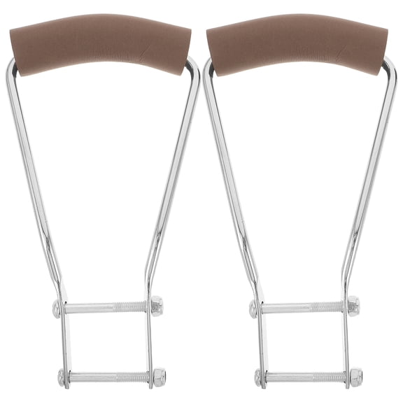 OUNONA 2Pcs Universal Sponge Mop Handles with U Shaped Pull Grip for Efficient Absorbent Mop Replacement