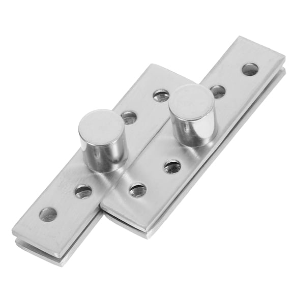 OUNONA 2-Pack Stainless Steel Concealed Cabinet Hinges with 360 Rotation for Hidden Door Hardware and Furniture