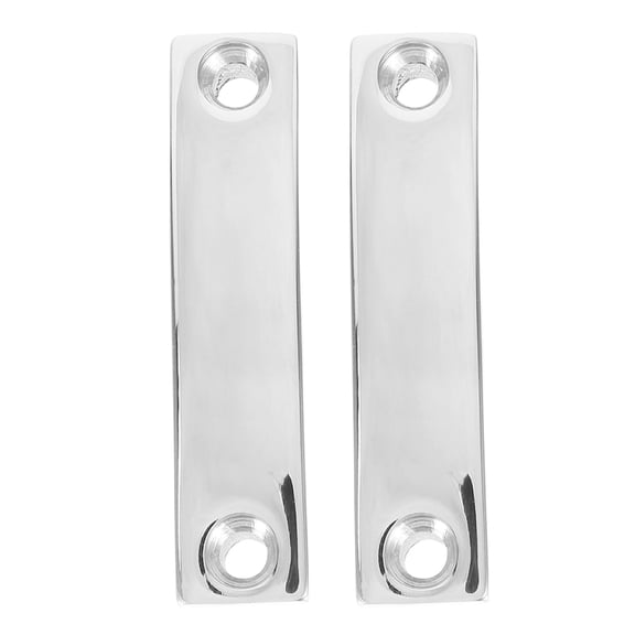 OUNONA 2-Pack Stainless Steel Webbing Clamp Plates Marine Grade Strap Brackets Tie Down Anchors for Boats and Marine Use