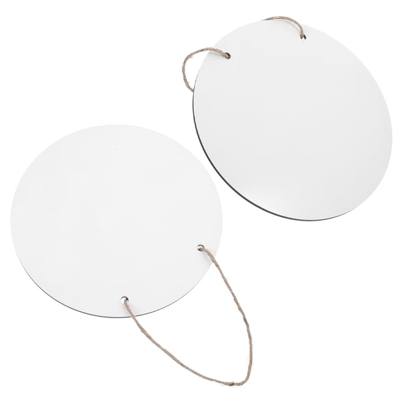 OUNONA 2Pcs Mdf Sublimation Door Plaques White for Unique Home Door Decorations