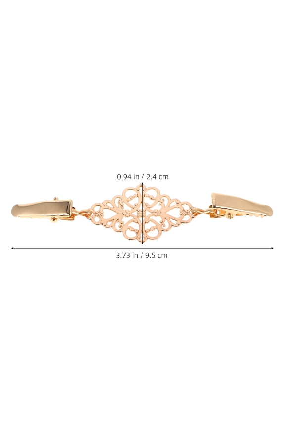 Set of 2 Retro Sweater Clasps with Elegant Lace-Up Design in Finish for Cardigans, Jackets, and Knitwear