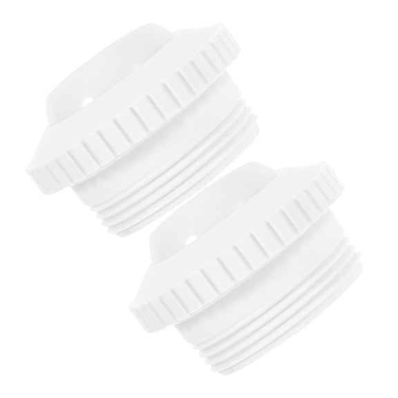 NUOLUX 2Pcs Pool Return Fountain Plastic Nozzle White Lightweight Wear Resistant Accessories