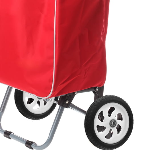 OUNONA 2Pcs Swivel Replacement Wheels for Shopping Trolley with Thick Axle and Floor Protecting Rubber Material