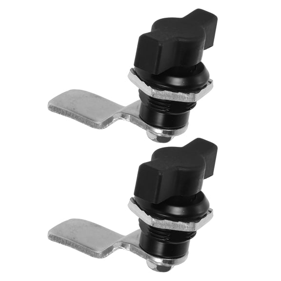 OUNONA 2Pcs T Handle Swing Cam Lock with Ergonomic Thumb Turn for Machine Cabinets and Rv Compartments