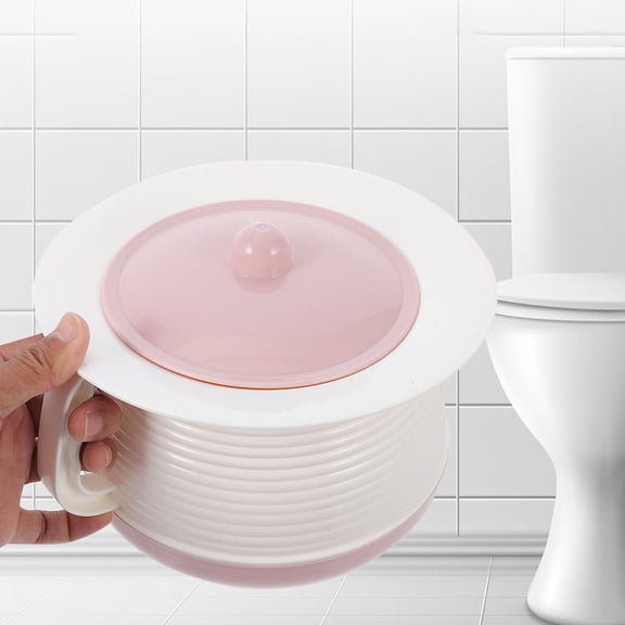 OUNONA 2Pcs Thickened Plastic Spittoons with Cover Lightweight Urinal Container for Home