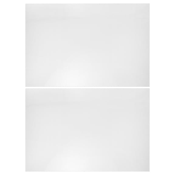 OUNONA 2Pcs Thin Transparent Acrylic Sheets Glass Replacement for Picture Frames and DIY Projects