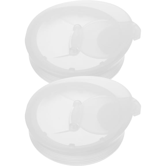 OUNONA 2-Pack Clear Plastic Pitcher Lid Replacement Covers for Jug Sealing, and Leak-