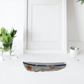 OUNONA 2-Piece White Mediterranean Ship Model Set for Home and Office Decorative Desktop Display