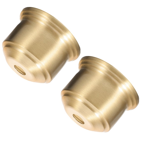OUNONA 2Pcs Vintage Brass Lamp Socket Cover Durable Lamp Parts for Adjustable Lighting Fixtures