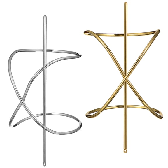 OUNONA 2Pcs Assorted Color Hair Bun Accessories Elegant Metal Hair Clips