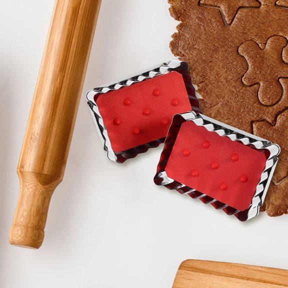 OUNONA Push Type Baking Molds Cake Molds Random Color 2Pcs