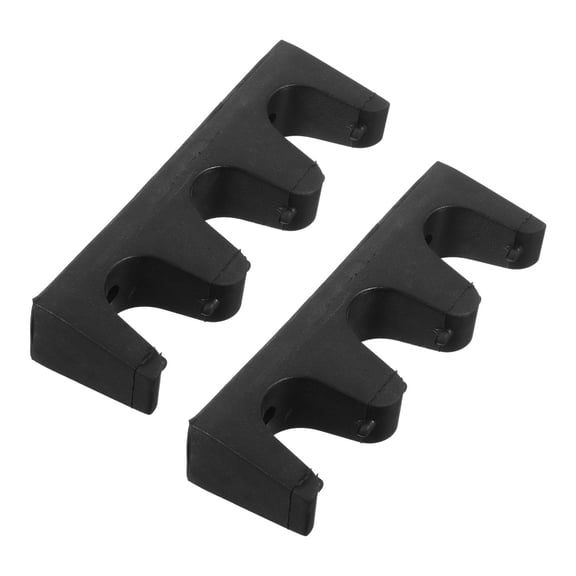 OUNONA 2Pcs Wall Mount Cue Rack Cue Rack Plastic Pool Stick Rack Billiard Cue Holder